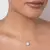 Gargantilha fio de nylon banhada