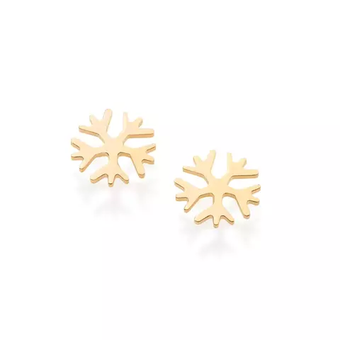 Brinco infantil formato flocos de neve.