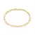 Pulseira banhada a ouro 18k