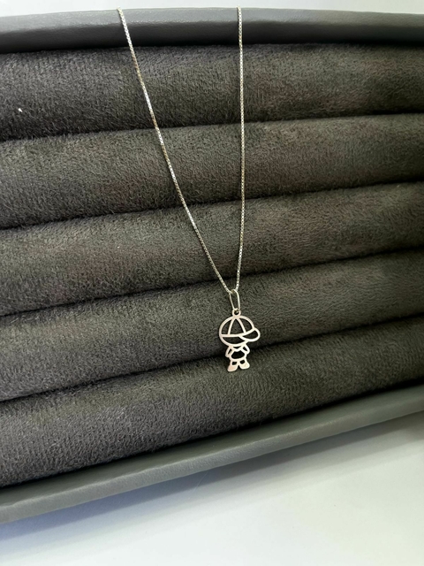 Colar menino prata 925