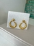 Brinco meia lua dourado - comprar online