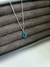Colar gota azul