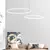 Moderno led lustre círculo luzes para design de interiores - loja online