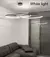 Moderno led lustre círculo luzes para design de interiores - WA iluminação e decor