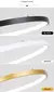 Moderno led lustre círculo luzes para design de interiores na internet