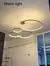 Moderno led lustre círculo luzes para design de interiores - loja online