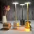 Clássico candeeiro de mesa usb recarregável luz da noite stepless escureciment - loja online