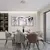 Lustre regulável 540mm Lâmpada pingente moderna AC110-240V Preto - WA iluminação e decor