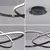Lustre regulável 540mm Lâmpada pingente moderna AC110-240V Preto