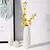 Vaso de plástico nórdico, simples, pequeno, fresco, vaso de flores, garrafa de - loja online