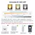 Lustre regulável 540mm Lâmpada pingente moderna AC110-240V Preto - WA iluminação e decor