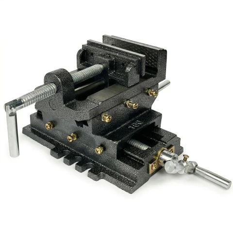 Morsa Coordenada P/ Furadeira Bancada 4 Pol 100mm Vollekz