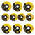 Kit 10 Discos De Desbaste Metal 4 1/2'' Sta0413 Stanley