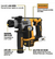 Martelete Rompedor Sds 20v Atomic Dch172 Dewalt + 2 Baterias - comprar online