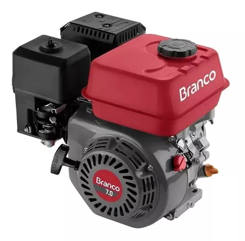 Motor Estacionário B4t 7hp Manual Gasolina Branco Com Alerta - comprar online