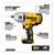 Chave De Impacto 1/2 20 V Dcf899 + 2 Bat 4ah - comprar online