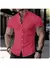 Camisa Social Masculina Manga Curta Gola Padre Slim Premium