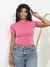 Camisete Slim Fit Manga Curta