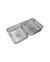 Bacha de cocina Johnson Doble acero 304 C37 (70.8X37X15)