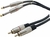 CABO AUDIO ZADSOM 2RCA/2P10M PRO GOLD 1,80M