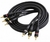 CABO AUDIO ZADSOM 3RCA/3RCA GOLD 2,00M