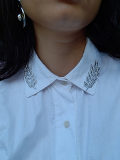 Broche Folha gola - EXCLLAMA