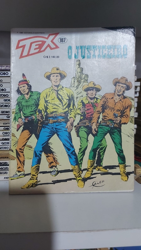 Tex 187- o Justiceiro - Autor: Rio Grafica (1985) [usado]