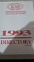 1993 Directory International League Against Rheumatism - Autor: Não Consta (1993) [usado]