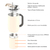 VASO ASOBU DUPLEX 660ML P/LATA BLANCO - tienda online