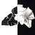 PAPEL COREANO 57X57 NEGRO/BORDE BLANCO en internet