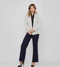 Casaqueto Trench Livia Gelo - loja online