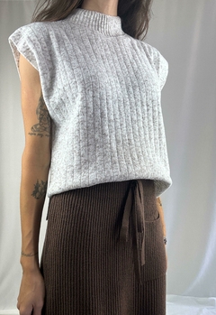 Blusa Luma Cinza Mescla