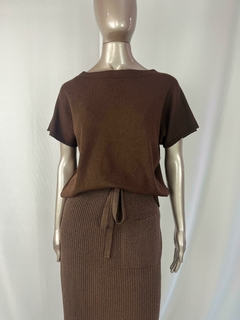 Blusa Brisa Marrom - loja online