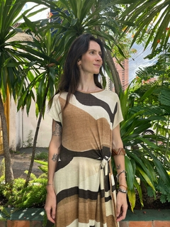 Vestido Bel Marrom - comprar online