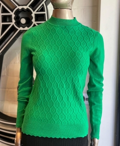 Blusa Milão Tricô Verde