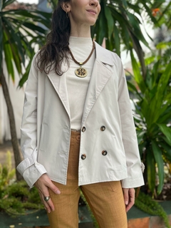 Casaqueto Lívia Trench Gelo - loja online