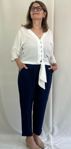 Calça Cora Azul Marinho - comprar online