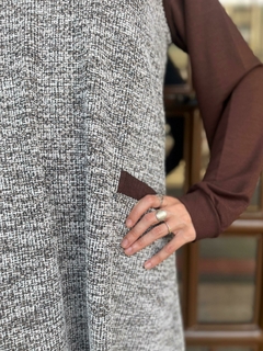 Imagem do Vestido Mari - Marrom