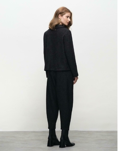 Calça lã Mohair conjunto - Preta - comprar online