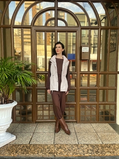 Parka Colete Celeste - Gelo - Manare