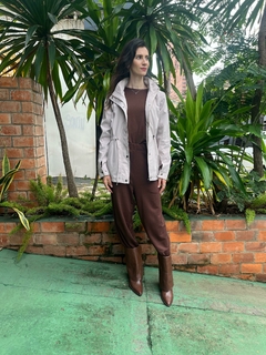 Parka Colete Celeste - Gelo - comprar online