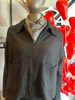 Jaqueta Lã Mohair conjunto - Preta - comprar online