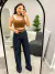 Calça Jeans Super Wide com Cinto Alcance