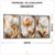 quadro flor dourada - loja online