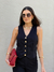 COLETE SOLTO ALFAIATARIA PRETO - comprar online
