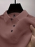 Manfinity Homme Camisa Polo Casual Masculina Sólida e Texturizada para o Verão, para Golfe - Nobroker
