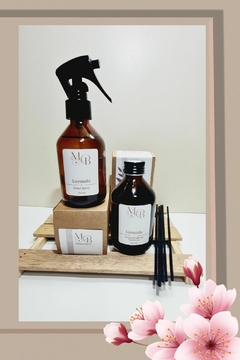 Duo home spray e aromatizador | Flor de Cerejeira | 150 ml | Âmbar - comprar online
