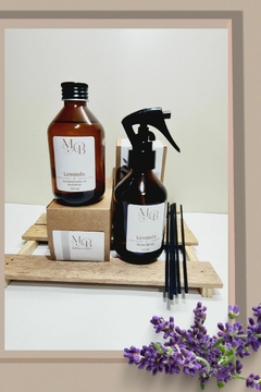 Duo home spray e aromatizador | Lavanda | 150 ml | Âmbar - comprar online