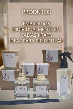 Duo home spray e aromatizador | Baunilha | 150 ml | Âmbar - mbperfumaedecora