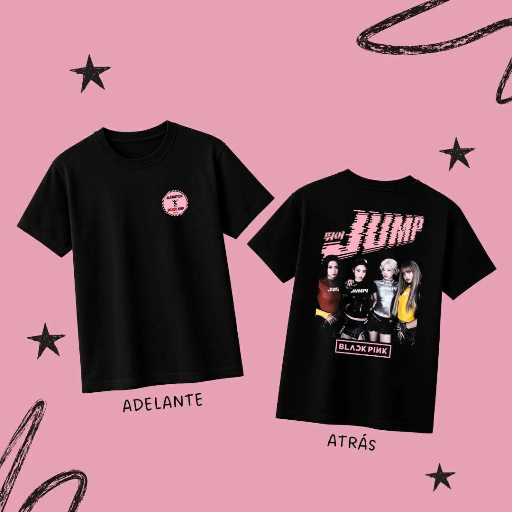 Playera "JUMP BLACKPINK"